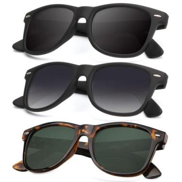 Imagem de Óculos de sol KALIYADI com acabamento fosco polarizado com bloqueio UV