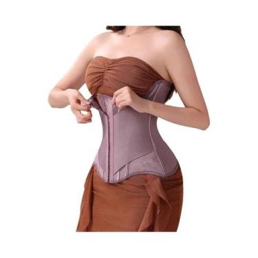 Imagem de Corset Modelador Feminino Em Forma De U Com Botões, Levanta Os Seios, 