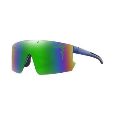 Imagem de Óculos De Sol Unissex UV400 Para Ciclismo, Armação Grande, 5 Cores, Óc
