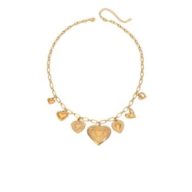 Imagem de Colar de caixa de fotos de aço inoxidável colorido, pingente de borboleta, pérola, joia feminina, pérola do dia dos namorados