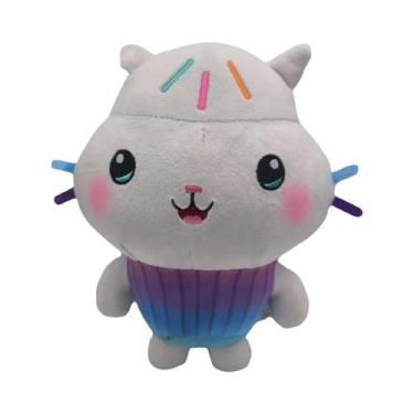 Imagem de Brinquedo De Pelúcia Gato Sereia De 25cm, Boneca Gabby Dollhouse, Anim
