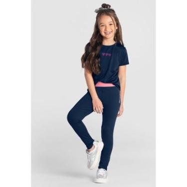 Imagem de Blusa infantil menina em malha dry poliamida Brandili active-Feminino