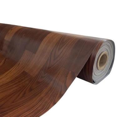 Imagem de Piso Vinílico Em Manta Rolo 1Mt X 2Mts = 2M2 Nogueira - Llorie