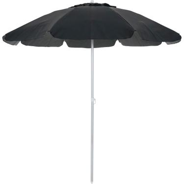 Imagem de Guarda-Sol 1,60m em Bagum e Alumínio Preto Bel