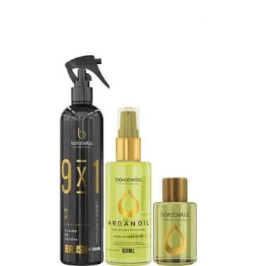 Imagem de Borabella Fluido Brush 300ml + Óleo Argan 60ml + Argan 7ml