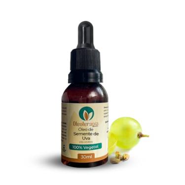 Imagem de Óleo Vegetal de Semente de Uva - 100% natural uso capilar e corporal (30ml)