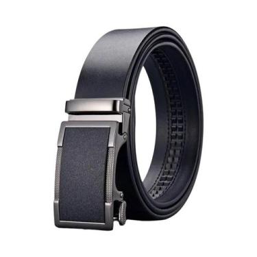 Imagem de Cinto Masculino De Couro Legítimo Com Fivela Automática De Metal Para 
