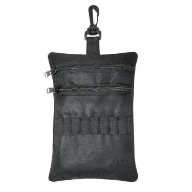 Imagem de para acessórios de golfe – 19 x 13 cm, bolsos para equipamentos com zíper, multicamadas, para homens e mulheres, para adultos, amantes, amigos, profissionais, entusiastas iniciantes