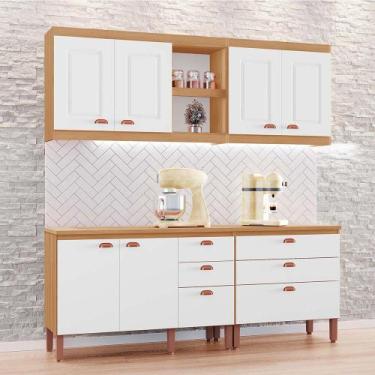 Imagem de Cozinha Sofia Modulada Composta por 04 módulos 100% MDF Tuboarte com A