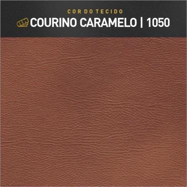 Imagem de Recamier Banco Eros Luxo Preto Castellar Móbile Corino Caramelo Corino Caramelo