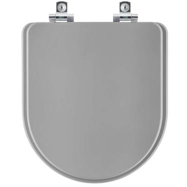 Imagem de Assento Sanitário Soft Close San Remo Cinza Plus Para Vaso Hervy