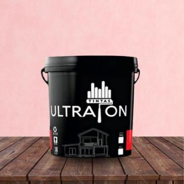 Imagem de Efeito cimento queimado 5k acabamento fosco ultraton, Rosa Bala de Maç