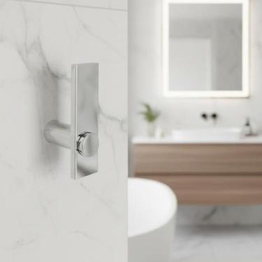 Imagem de Cabide De Banheiro Aço Inox Alto Brilho Patmos - Grego Metal