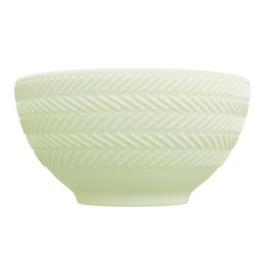 Imagem de Bowl Tigela Sobremesa Verde Menta Relevo Chevron 418 ml - Germer Porce