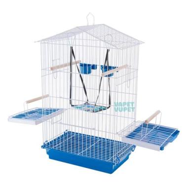 Imagem de Gaiola Calopsita Papagaio Maritaca Pássaro Manso com Balanço - Contrer