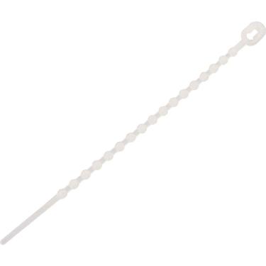 Imagem de Abraçadeira De Nylon Tipo Bola 100 Mm, Com 100 Peças, Vonder Branca