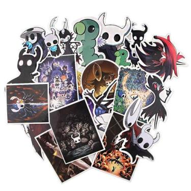 Imagem de Adesivos Hollows Knights Anime 19 peças em PVC impermeável - yiweisai