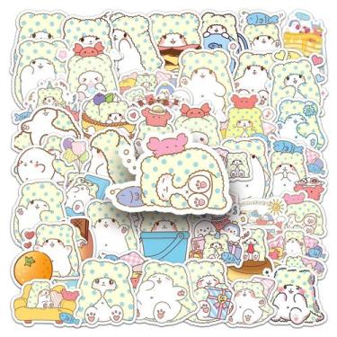 Imagem de Adesivos Marumofubiyoris, vinil impermeável, anime, 51 unidades - yiwe