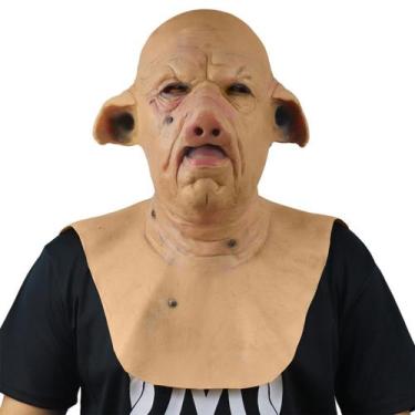 Imagem de Máscara Cosplay Porcos Halloween Carnaval Páscoa Látex 380g - yiweisai