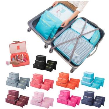 Imagem de Conjunto de 6 Bolsas Organizadoras de Viaje con Compresión para Equipa