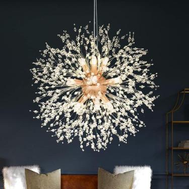 Imagem de Candelabro SineRise Modern Crystal Firework Dandelion 9-Light