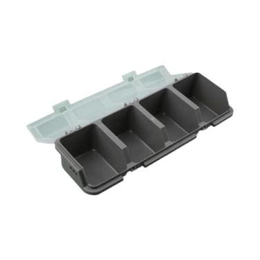 Imagem de Caixa Organizadora De Plástico Com 4 Compartimentos Para Parafusos E P
