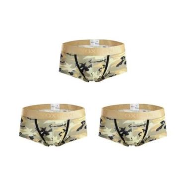 Imagem de Cuecas Masculinas Camufladas Militares S-XXL Sem Costura, Lingerie Sex