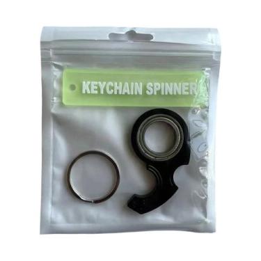 Imagem de Chaveiro Fidget Spinner: Brinquedo Antiestresse Para Crianças E Adulto