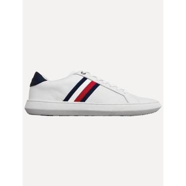 Imagem de Tênis Tommy Hilfiger Masculino Couro Daniel 6A2 Off-White-Masculino
