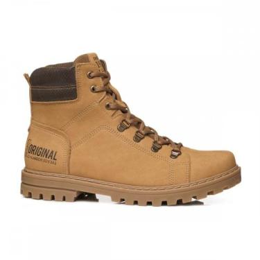 Imagem de Bota Pegada 18151205 Coturno Worker Masculino, Bege, 40