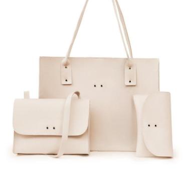 Imagem de KIT 3 bolsa feminina em varias cores disponiveis barato promocao para 