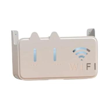 Imagem de Prateleira De Parede Para Roteador Wi-Fi Sem Fio, Caixa De Armazenamen