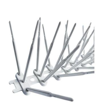 Imagem de Espicula Espanta Pombos Contra Aves Pássaros 10m Branco - Plastideal