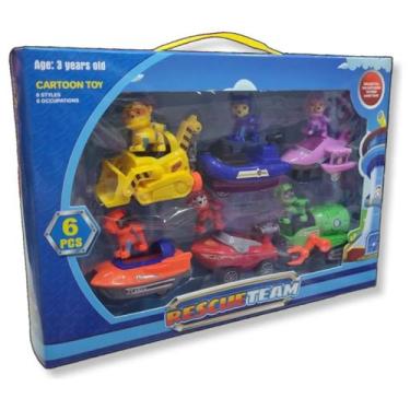 Imagem de Kit Patrulha Canina Brinquedo Portátil