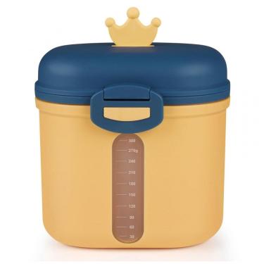 Imagem de Dispenser Fórmula Bebê Accmor Amarelo Portátil com Colher Nivela 360g