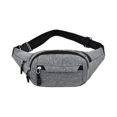 Imagem de Bolsa De Cintura Unissex Impermeável Em Lona Para Esportes Ao Ar Livre