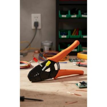 Imagem de Alicate Crimpar Terminais Tubulares 0.5-16mm² C/ Catraca - Congratulat