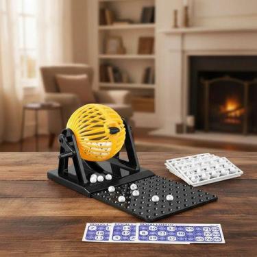 Imagem de Brinquedo Jogo De Bingo Infantil E Adulto Com 90 Numeros - FIRST