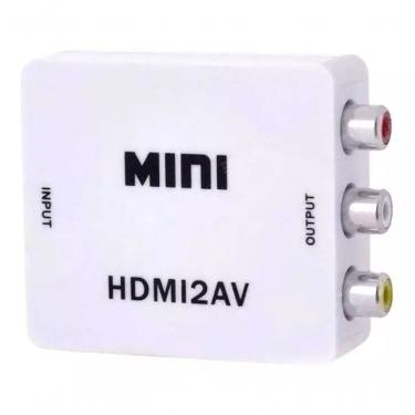 Imagem de Conversor de Áudio e Vídeo Evus C-085 para HDMI em RCA com Resolução Até 1920 X 1080 @...