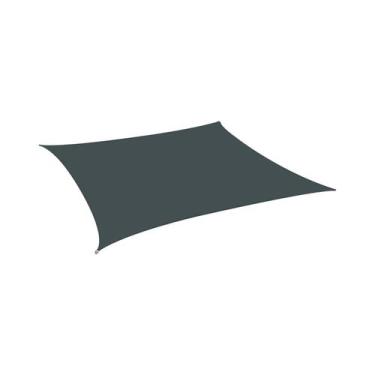 Imagem de Toldo De Sombra Cinza Impermeável Com Bloqueio De 98% UV Para Pátio Ex