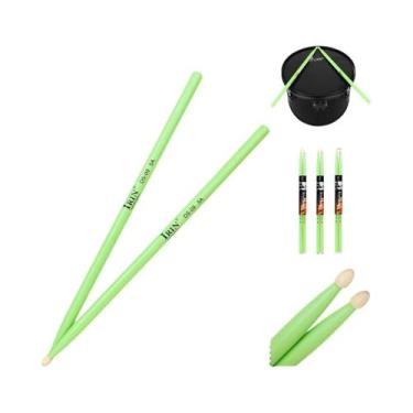 Imagem de Baquetas De Madeira Sólida 5A IRIN Para Jazz, Baquetas Resistentes Uni