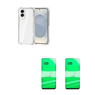 Imagem de 2UN Película Cerâmica 9D + Capa Anti Impactos Samsung Galaxy S25 Edge 