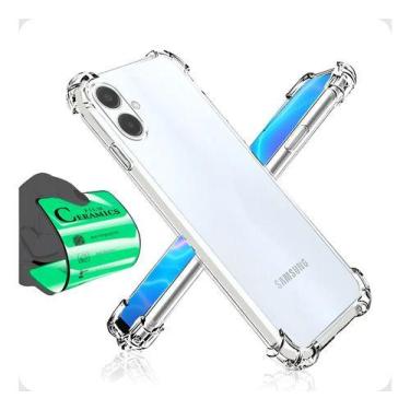 Imagem de Capa Capinha Anti Queda + Película Cerâmica Para Samsung Galaxy A06 - 
