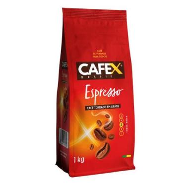 Imagem de Café Cafex Brasil Espresso em grãos - 1Kg