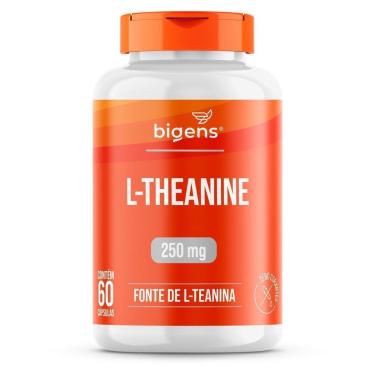 Imagem de Teanina L-Theanine 250mg Relaxamento 60 Caps - Bigens-Unissex