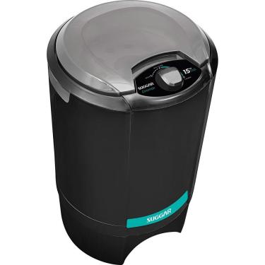 Imagem de Centrífuga de Roupas Automática Suggar Giromax 15kg com Timer e Trava de Segurança Preto