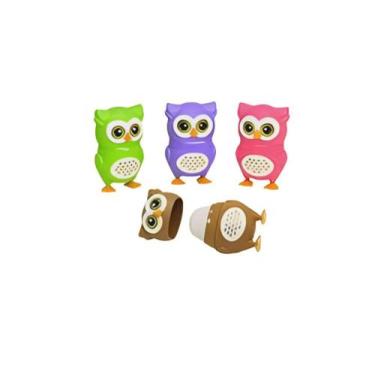 Imagem de Apontador e borracha coruja molin, Roxo
