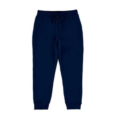 Imagem de Calça Infantil Menina Moletom Malwee 1000085541, Azul, 4