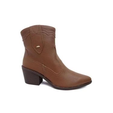 Imagem de Bota Dakota Texana Feminina G6021 Castanho, 38, Castanho