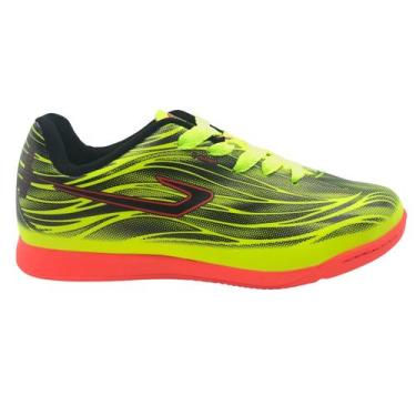 Imagem de Tênis Topper Futsal Infantil Slick V Verde com Preto, Amarelo, 31